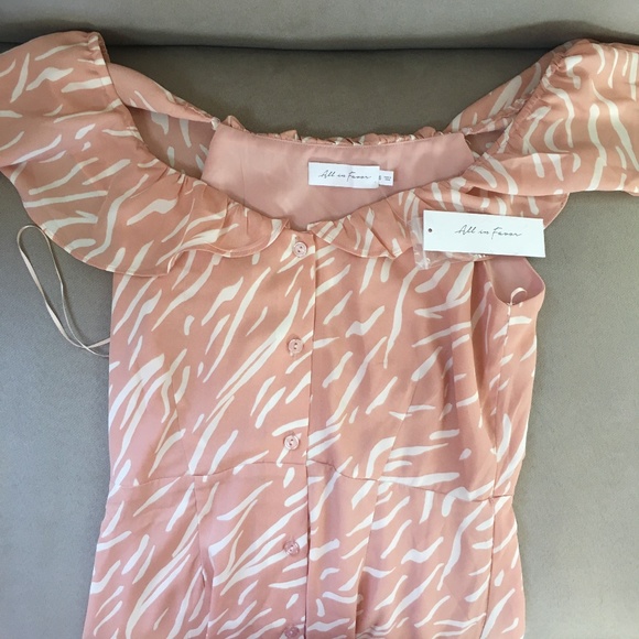 All In Favor Blush Midi Dress - Picture 2 of 10